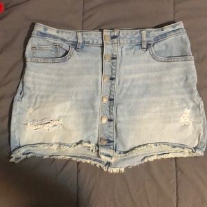Hollister 5 Pocket Jean Skirt